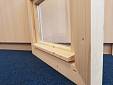 Деревянное окно ширина 50х40 высота