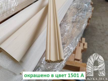 Плинтус 35х12х3000 фигурный, окрашенный