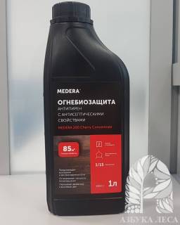 Медера 200 (Medera 200 Cherry) Огнебиозащита Концентрат 1:15, 1л