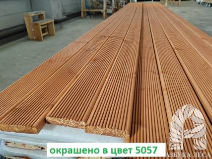 Террасная доска Хвоя 28х115х6000 АВ вельвет, окрашенная