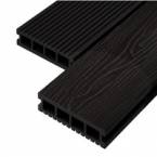 Террасная доска Decking Urban 150х24х4000 0,6м2 графит (Жженый Кедр)