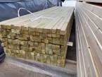 Брусок 45х45х3000 сухой завальцованный, сорт ВС антисептированный. Биозащита (зелёный)