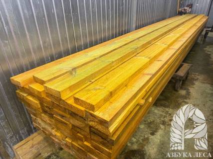 Доска сухая 40х150х6000 антисептированная Биозащита (зелёный)