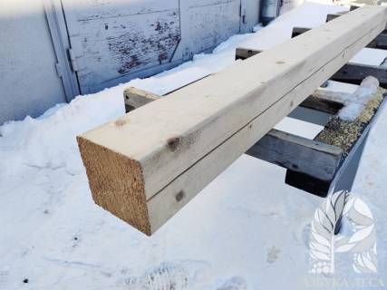 Брус сухой 140х140х6000 строганный сорт ВС